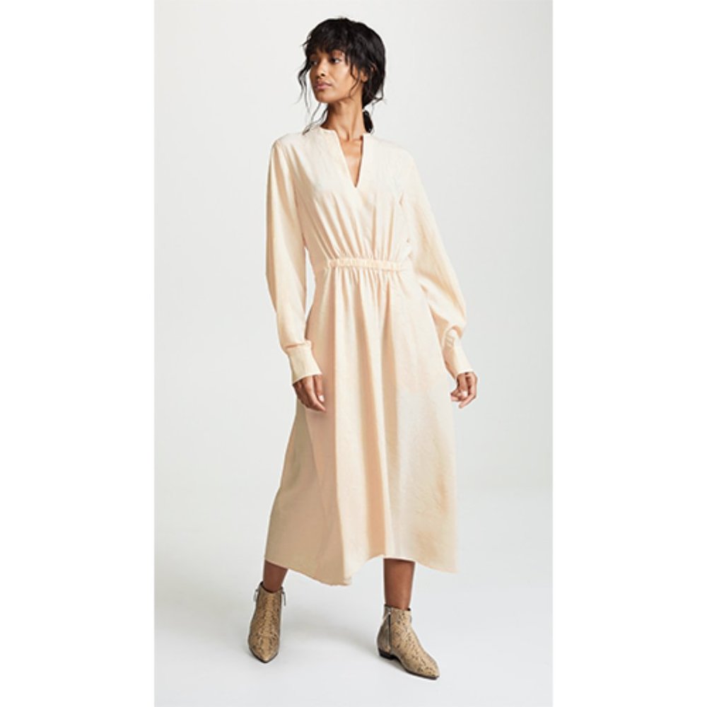 Vince Poet Long Sleeve  Dress (S)